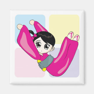 Aya-chan V-shape Square Magnet