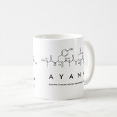 Ayana peptide name mug (Front Right)