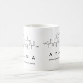 Ayana peptide name mug (Center)