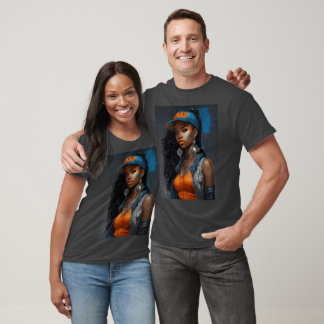  Ayanda's Iconic Beauties: Grayscale Glam with a S T-Shirt