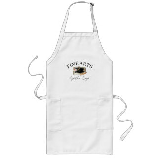 Ayasha Loya Fine Arts Eagle Logo Art Long Apron
