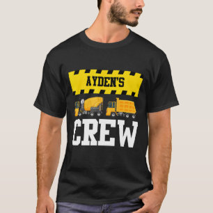 Ayden Construction Crew Custom Dumptruck Dump Truc T-Shirt