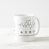 Aydin peptide name mug (Front Right)