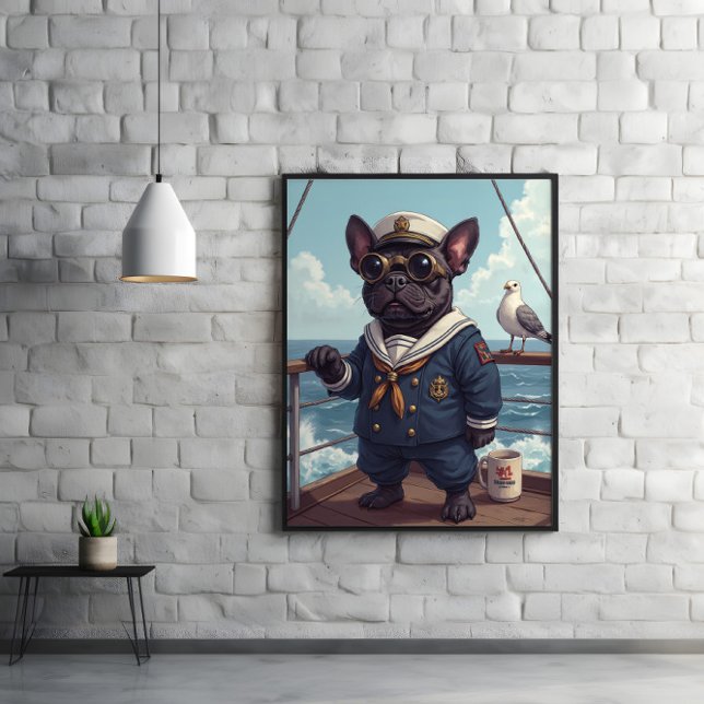 Aye Aye, Pup! Seadog Standing Watch Poster (Creator Uploaded)