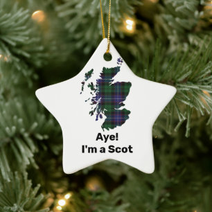 Aye! I'm a Scot Clan Galbraith Ceramic Ornament