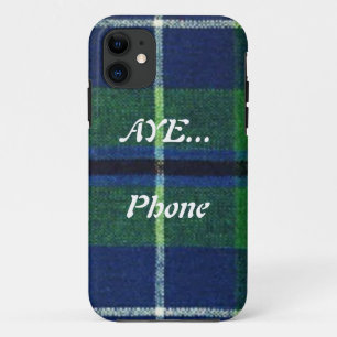 Aye Phone "Scottish Humour" Tartan I-Phone Case