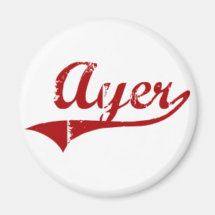 Ayer Massachusetts Classic Design Magnet