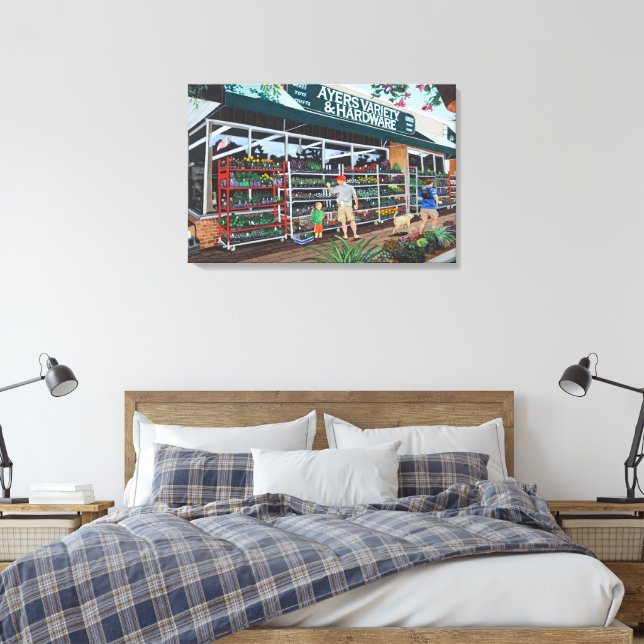 Ayers Hardware Canvas Print (Insitu(Bedroom))