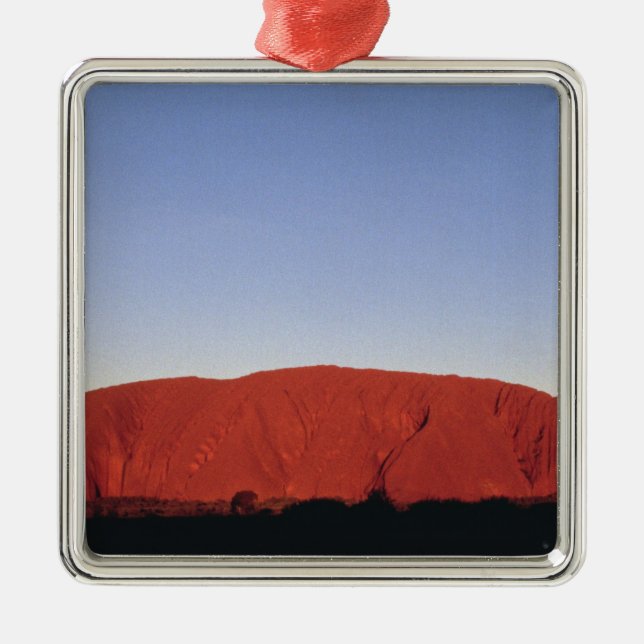 Ayers Rock Metal Tree Decoration (Front)