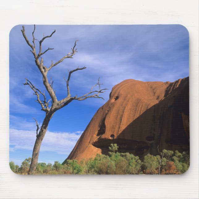 Ayers Rock Uluru in the Outback Australia Mouse Mat (Front)