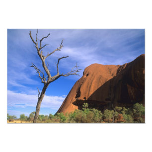 Ayers Rock Uluru in the Outback Australia Photo Print