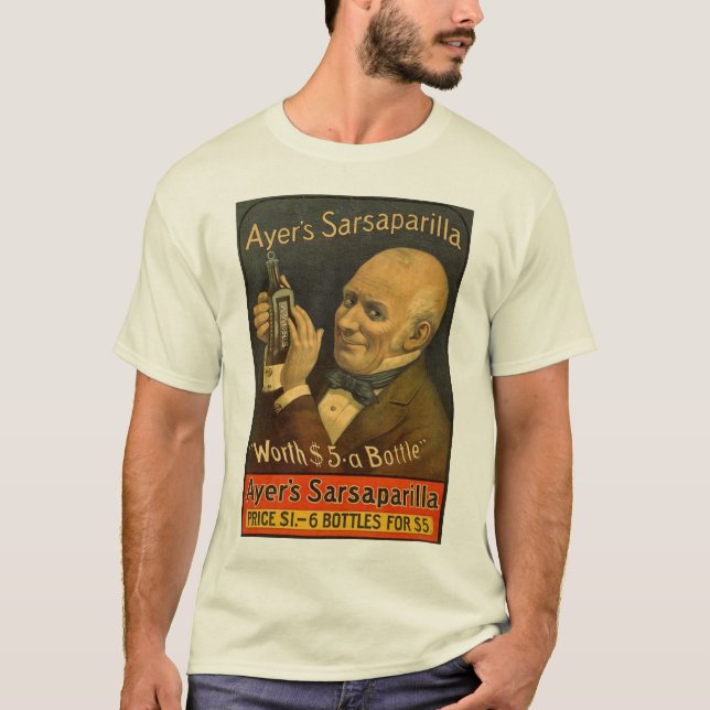 Ayer's Sarsaparilla natural T-Shirt (Front)