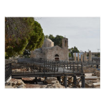 Ayia Kyriaki church and ruins Paphos, Cyprus