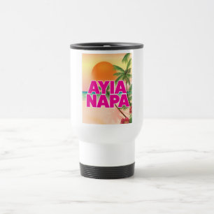 Ayia Napa Holiday poster Travel Mug