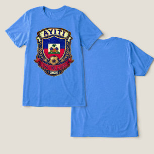 Ayiti nan Koup Du Mond Vintage Design Haiti  Tri-Blend Shirt