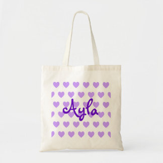 Ayla in Purple Tote Bag