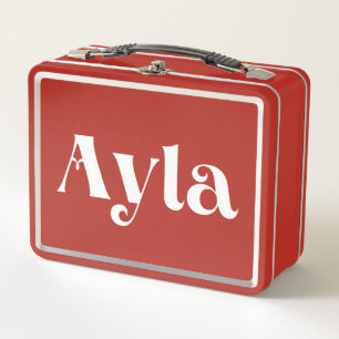 Ayla metal lunch box
