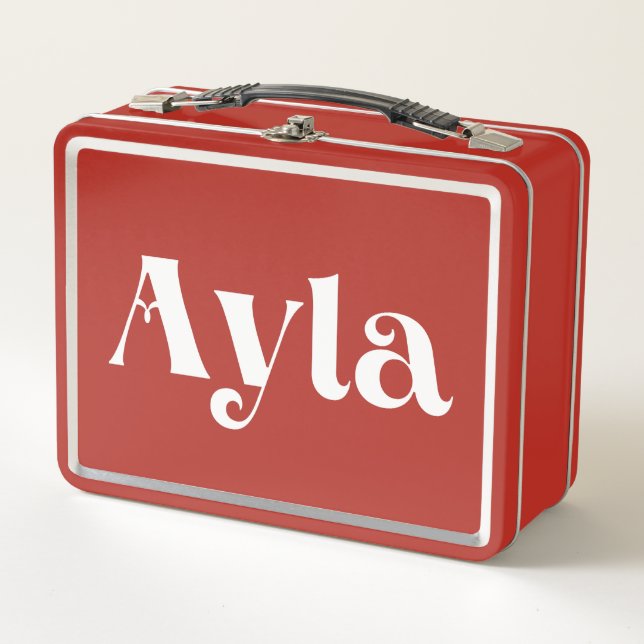 Ayla  metal lunch box (Front)
