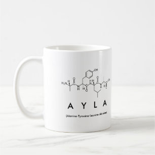 Ayla peptide name mug