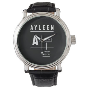 Ayleen Personalised Name Birthday Gift Watch