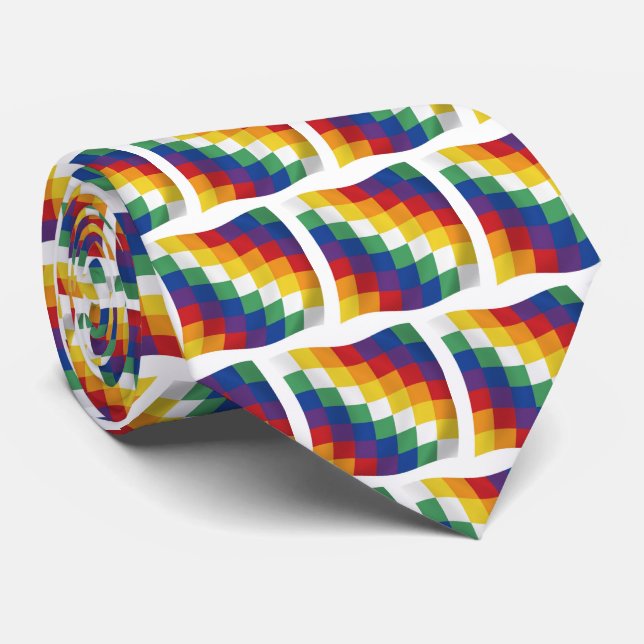 Aymara Flag Tie (Rolled)