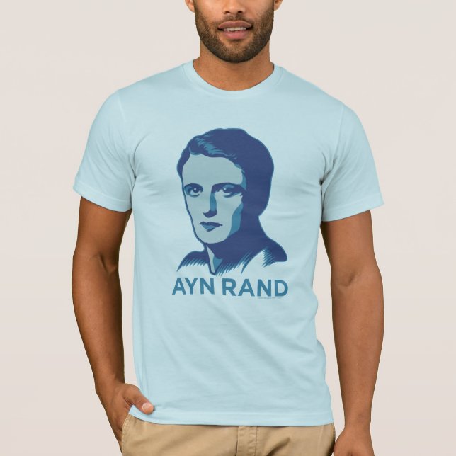Ayn Rand Customisable T-Shirt (Front)