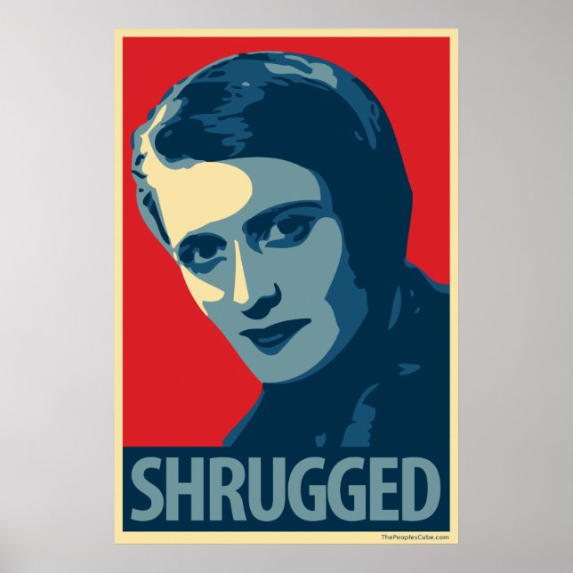 Ayn Rand - Shrugged: OHP Poster (Front)