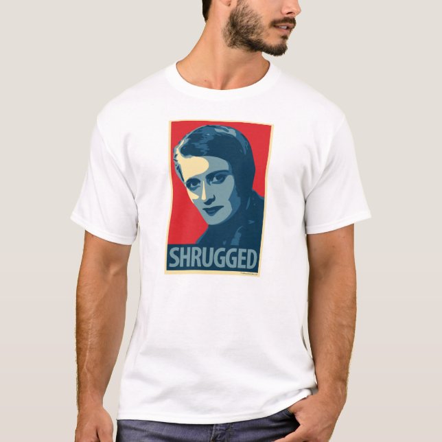 Ayn Rand - Shrugged: OHP T-Shirt (Front)