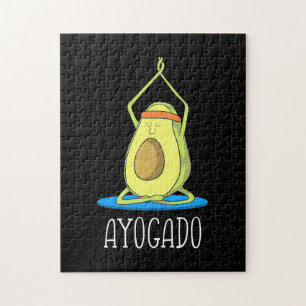 Ayogado Avocado Yoga Lover Jigsaw Puzzle
