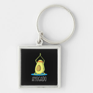 Ayogado Avocado Yoga Lover Key Ring