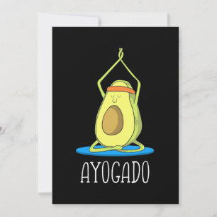 Ayogado Avocado Yoga Lover Save The Date