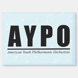 AYPO 25-26 Season Limited Blue Background Magnet