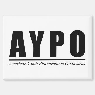 AYPO Black Logo Magnet