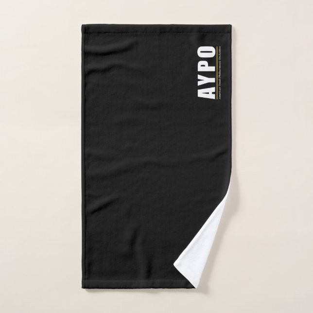 AYPO Hand Towel (Black) (Hand Towel)