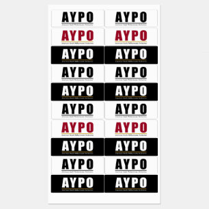 AYPO Multiple Logo Labels