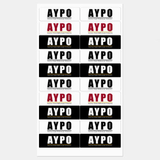AYPO Multiple Logo Labels
