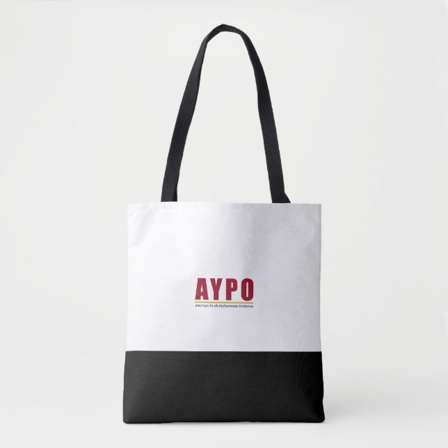 AYPO Red Logo Tote (Front)