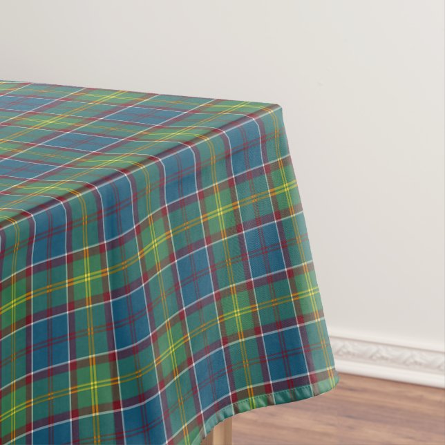 Ayrshire Scotland District Tartan Tablecloth (In Situ)