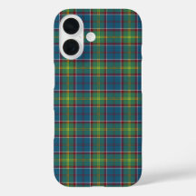 Ayrshire Scotland Tartan Blue and Green Plaid