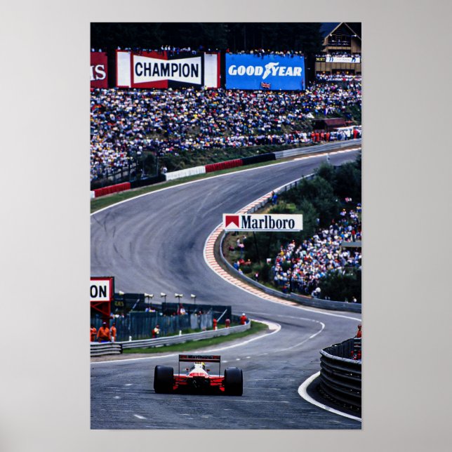 Ayrton Belgium Racing Poster (Front)