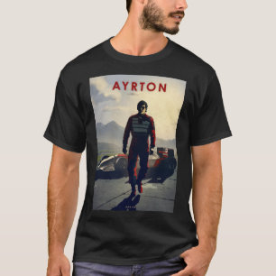 Ayrton Senna Maclaren MP4 68   Legends T-Shirt