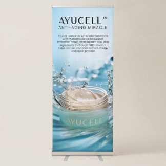 Ayucell Pull Up Retractable Banner