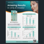 Ayucell Skin Energy Serum Sell Sheet<br><div class="desc">A professional one-page sell sheet highlighting Ayucell’s Skin Energy Serum. Includes key product details and clinical trial data that demonstrate measurable improvements in firmness,  elasticity,  and overall skin appearance. Perfect for beauty professionals,  retailers,  and partners who want a concise overview of Ayucell’s serum benefits and science.</div>
