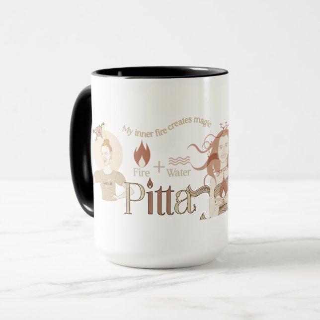 Ayurveda Pitta Mug (Front Left)