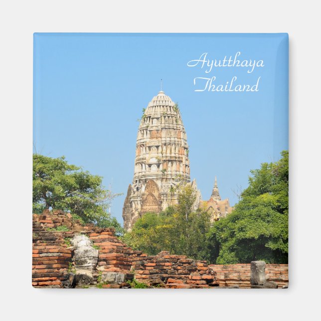 Ayutthaya, ancient capital of Thailand Magnet (Front)