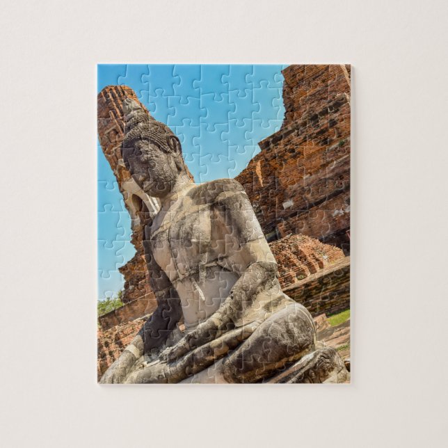 Ayutthaya in Thailand Jigsaw Puzzle (Vertical)