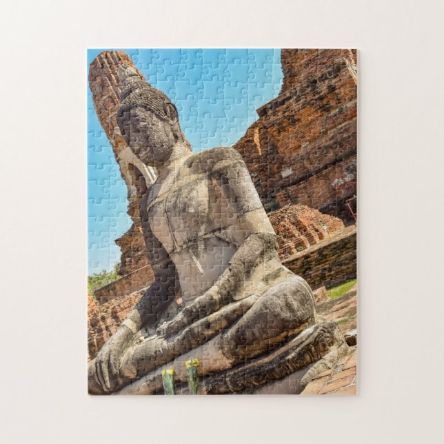 Ayutthaya in Thailand Jigsaw Puzzle (Vertical)