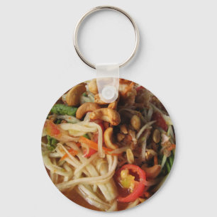 Ayutthaya Spicy Papaya Salad [Som Tam] with Cashew Key Ring