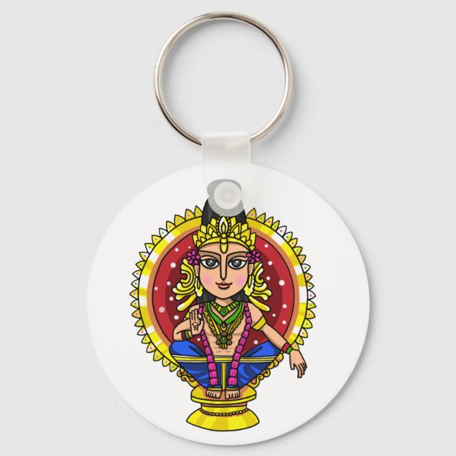 Ayyappan Key Ring (Front)
