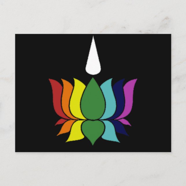 Ayyavazshi Lotus Postcard (Front)